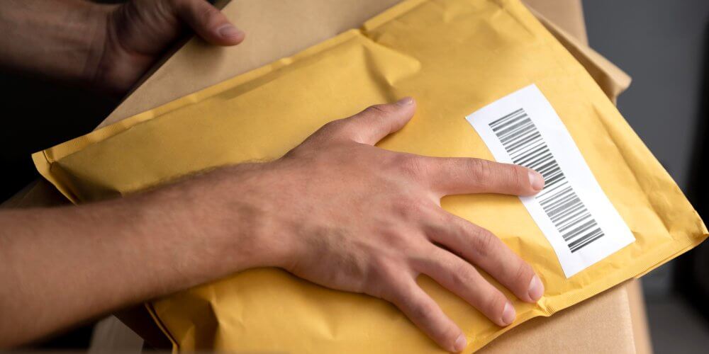 Koperta bąbelkowa z listem