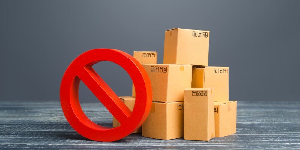 Przesyłki zabronione do wysyłki kurierem